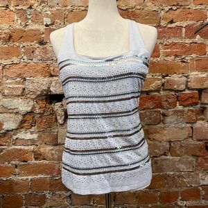 White House black market sequin top